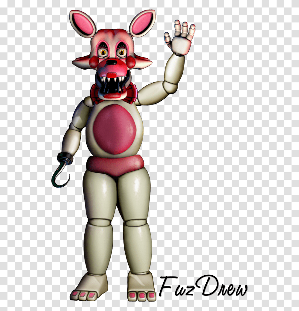 Mangle Toy Foxy, Figurine, Doll Transparent Png