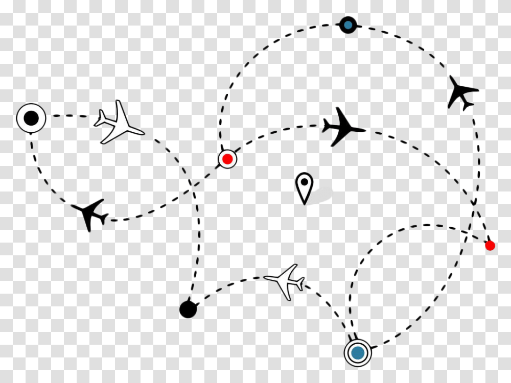 Mango Clipart Dotted Flight Path, Animal, Astronomy, Spider Web, Outer Space Transparent Png
