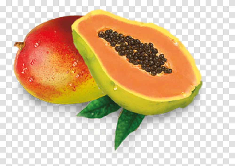 Mango E Papaya, Plant, Fruit, Food, Fungus Transparent Png