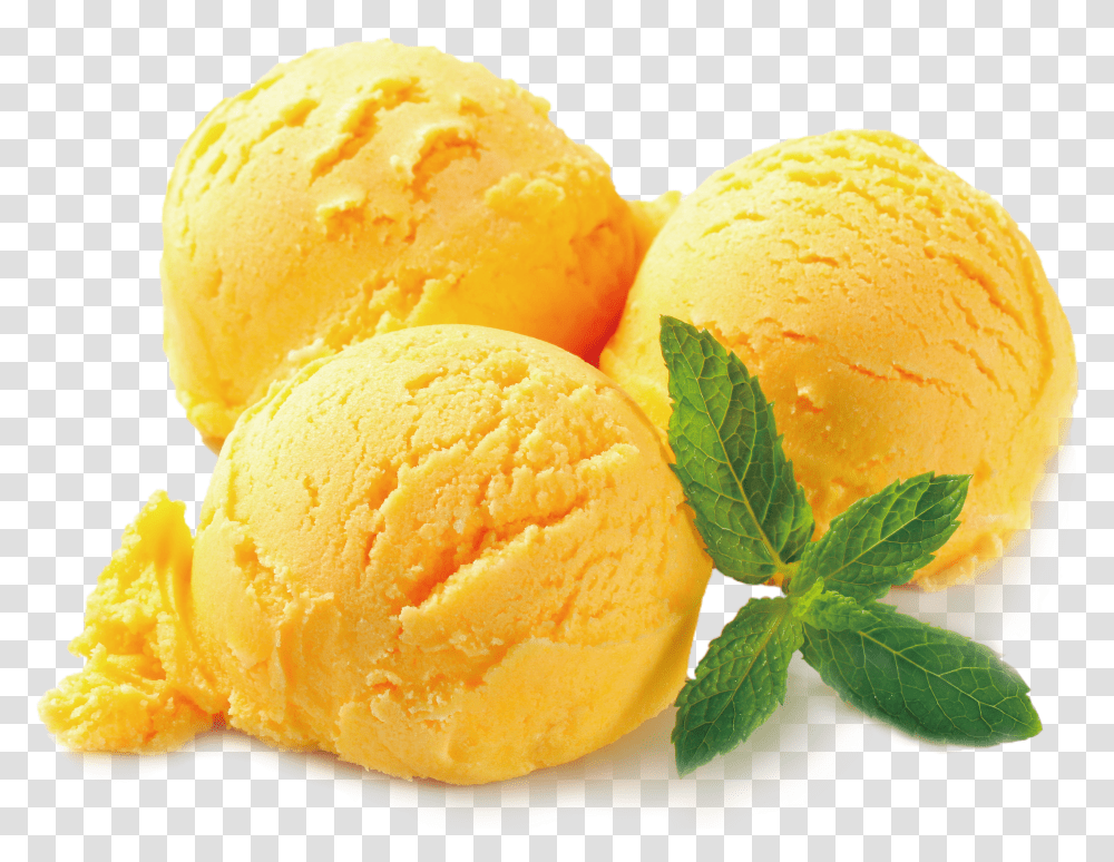 Mango Ice Cream Scoop Transparent Png