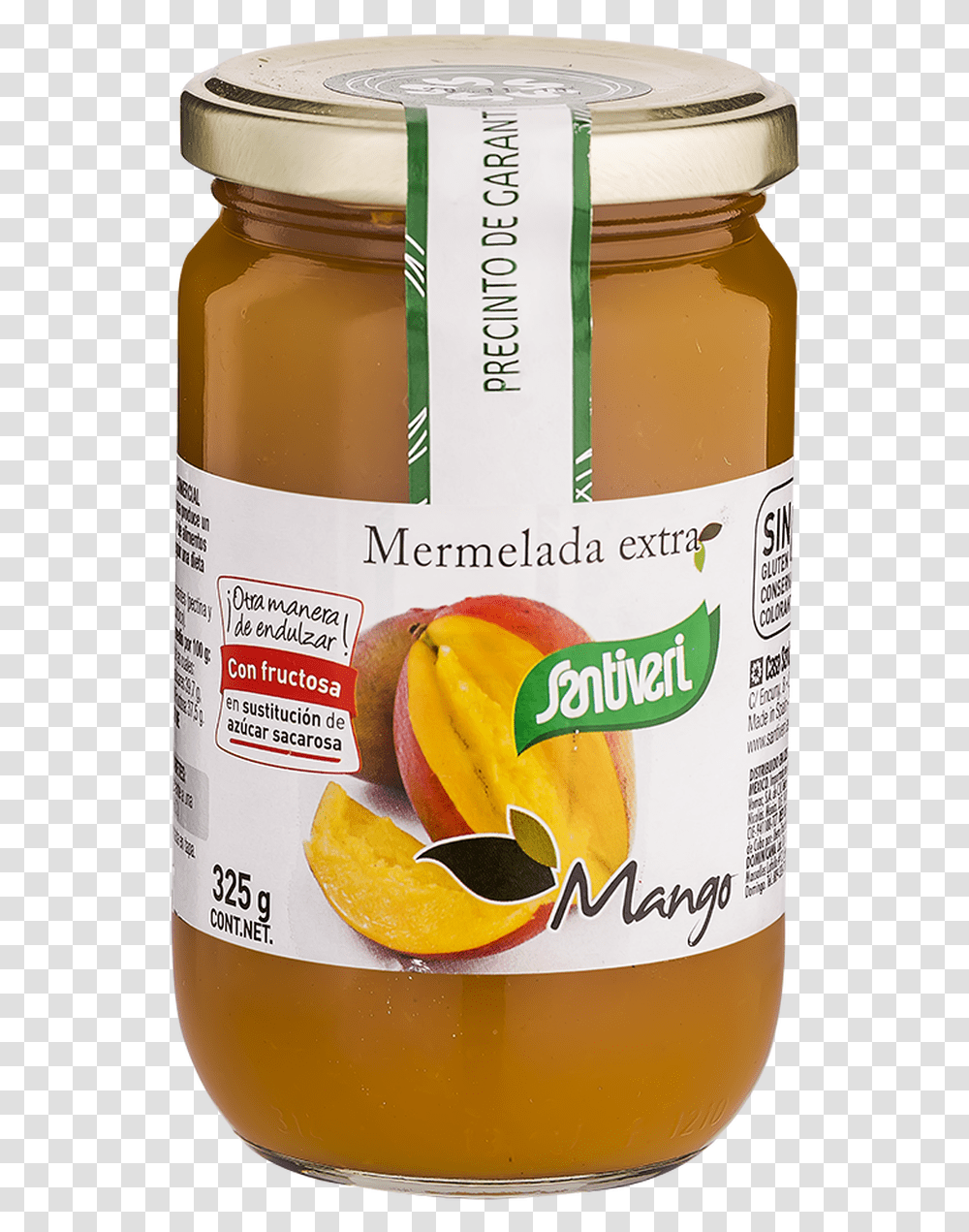 Mango Jam By Santiveri Santiveri, Plant, Food, Fruit, Beverage Transparent Png