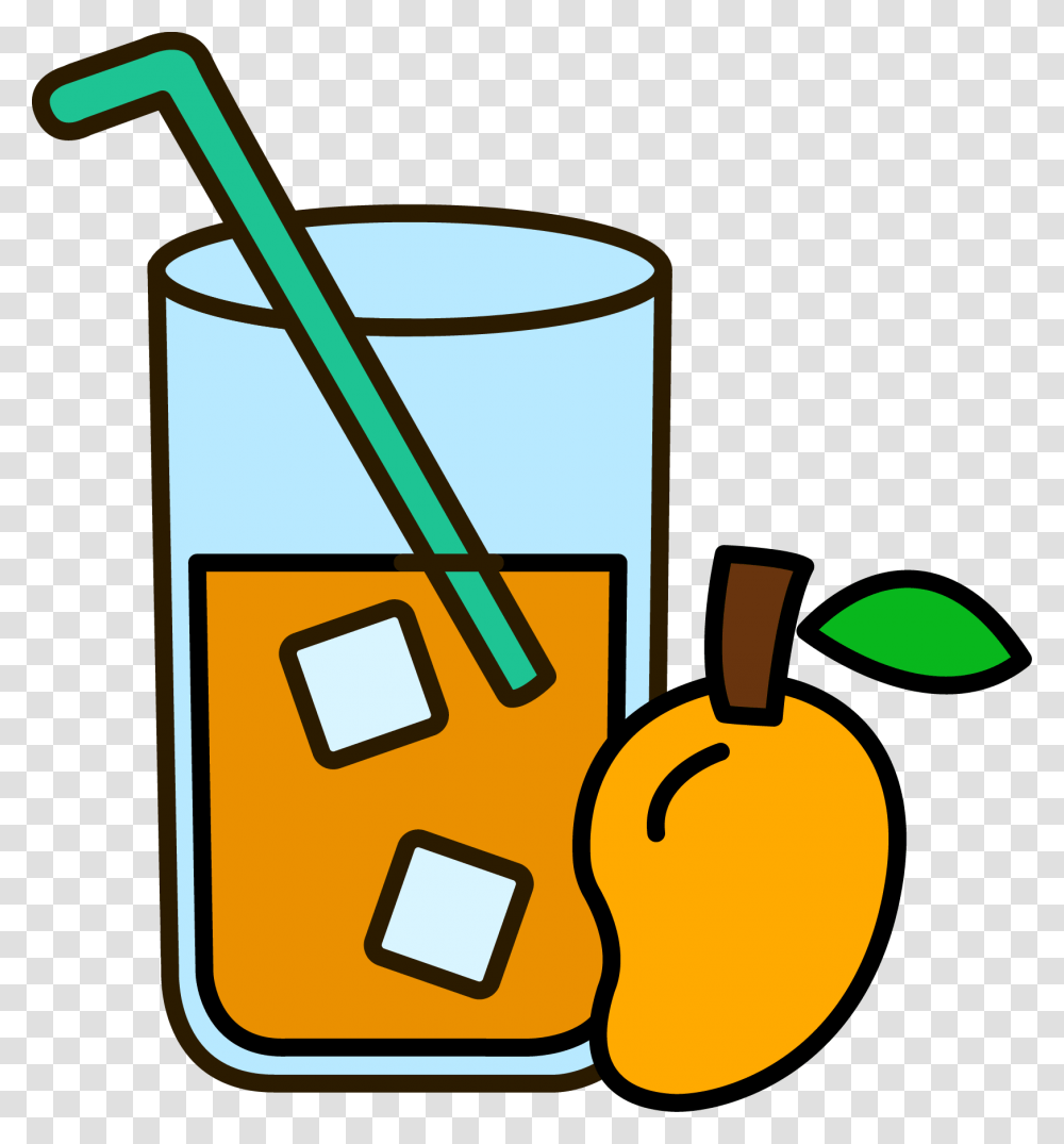 Mango Juice Clipart Mango Juice Clipart, Lawn Mower, Tool, Glass, Bucket Transparent Png