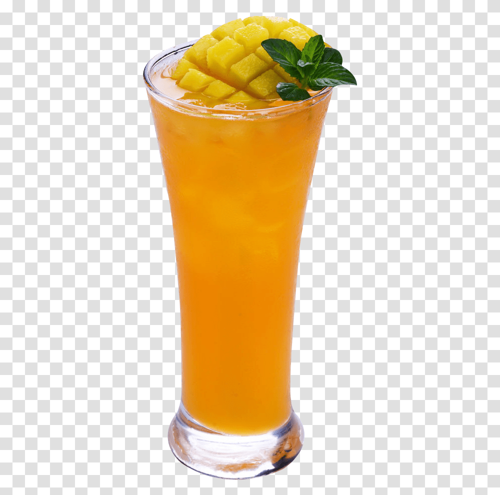 Mango Juice Glass, Beverage, Drink, Orange Juice, Beer Transparent Png