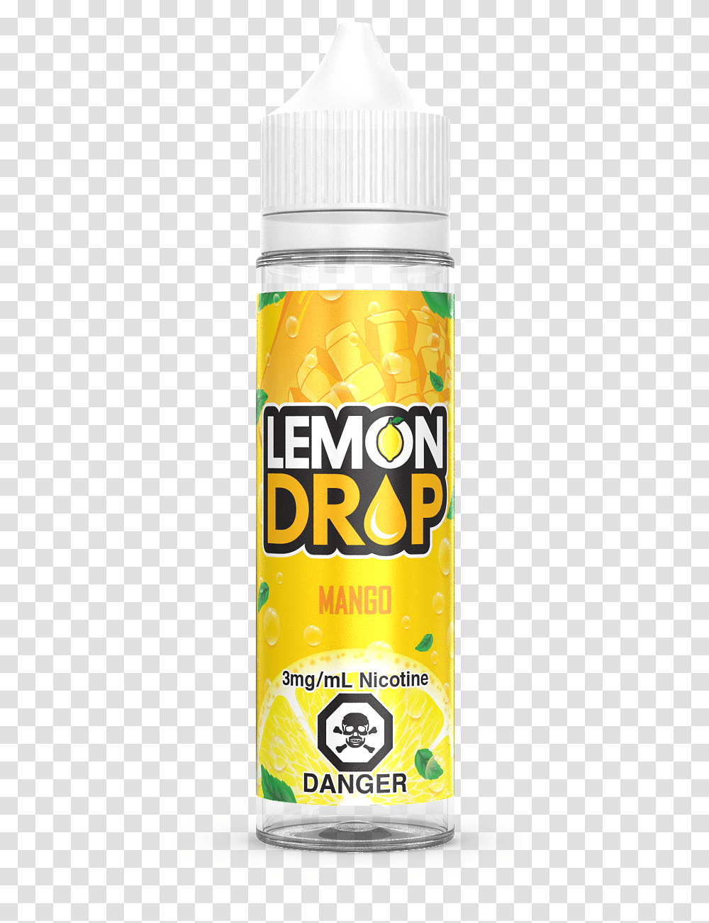 Mango Lemon Drop E Liquid Lemon, Tin, Can, Beer, Alcohol Transparent Png