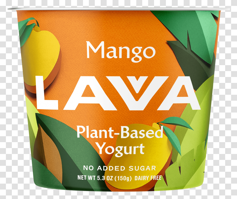 Mango Plant Based Yogurt Orange Drink, Advertisement, Poster, Flyer, Paper Transparent Png