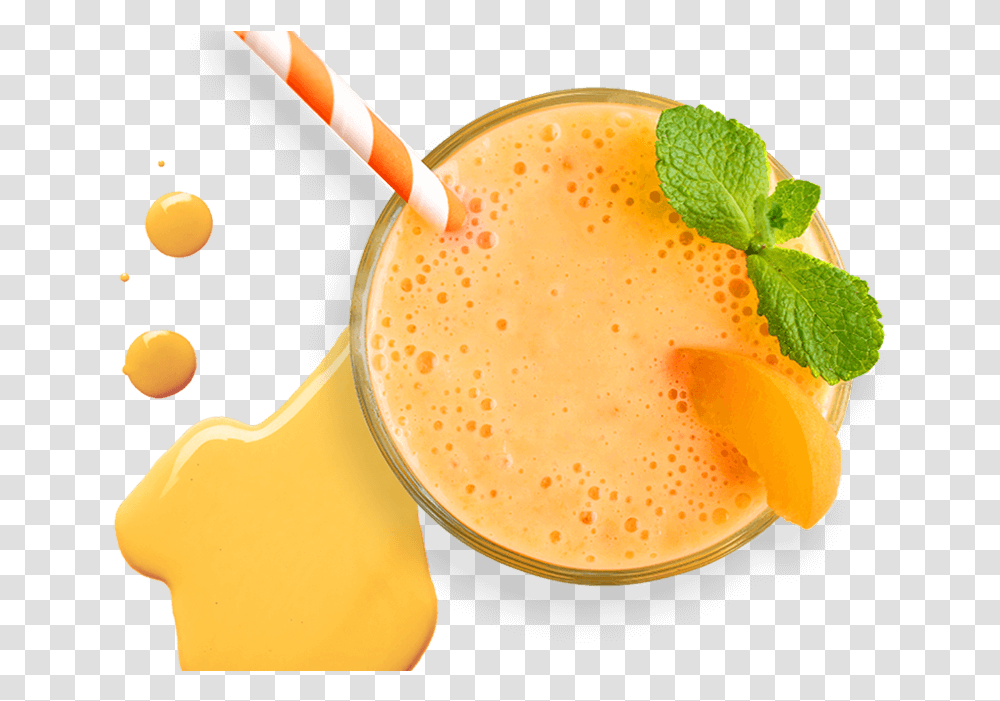 Mango Shake Top View, Juice, Beverage, Drink, Orange Juice Transparent Png