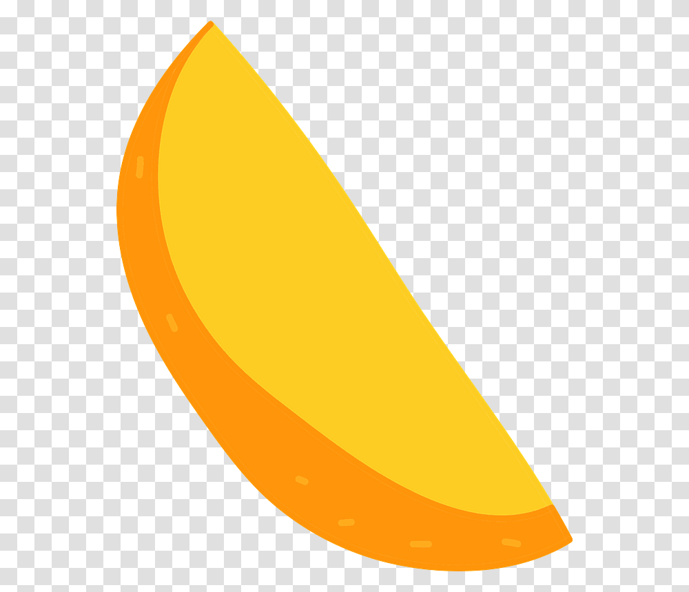 Mango Slice Clipart, Banana, Fruit, Plant, Food Transparent Png