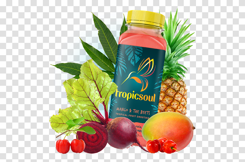 Mango The Beets Tropic Soul Pineapple, Plant, Fruit, Food, Beverage Transparent Png