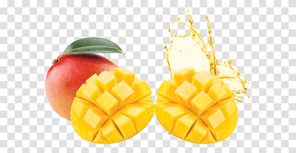 Mango Water Splash, Plant, Fruit, Food, Sliced Transparent Png
