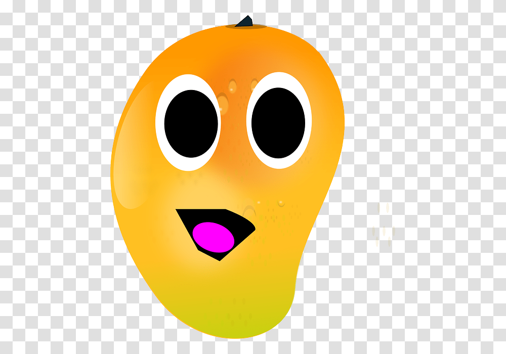 Mango With Face Clipart, Mask Transparent Png