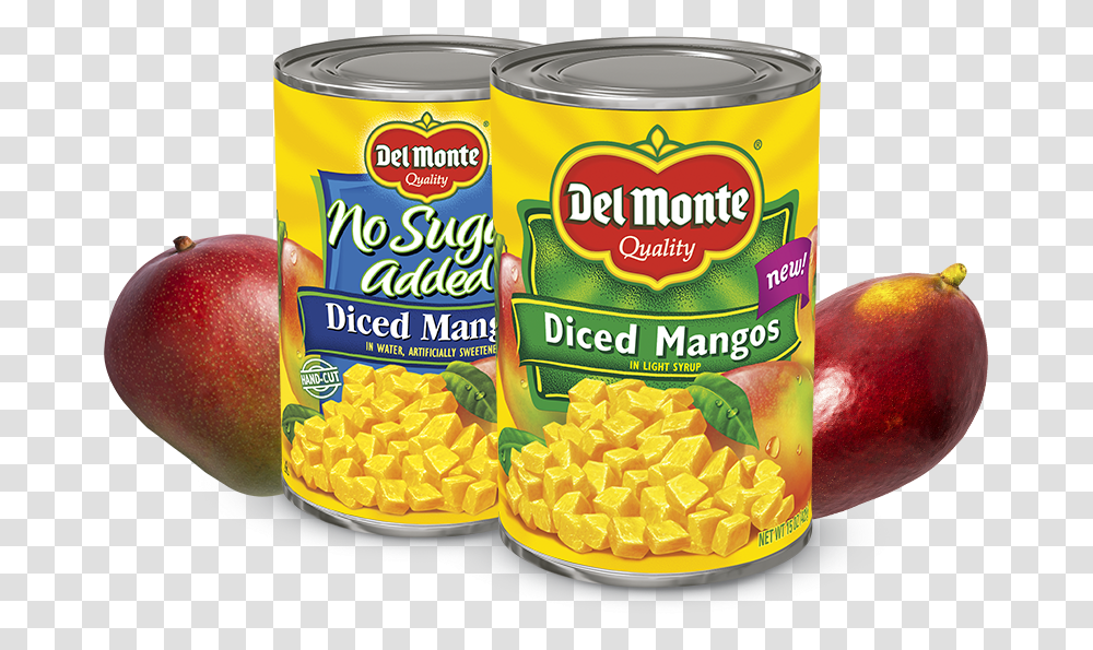 Mangos Del Monte Fruit Mix, Apple, Plant, Food, Tin Transparent Png