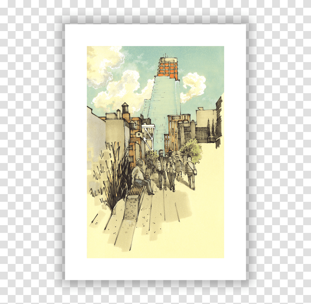 Manhattan Skyline Picture Frame, Person, Poster, Advertisement, Tower Transparent Png