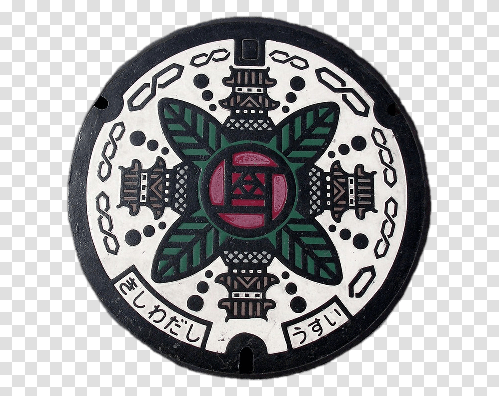 Manhole Cover In Japan, Armor, Shield, Clock Tower, Architecture Transparent Png