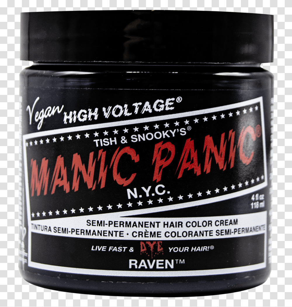 Manic Panic Hair Dye, Bottle, Cosmetics, Ink Bottle, Aftershave Transparent Png