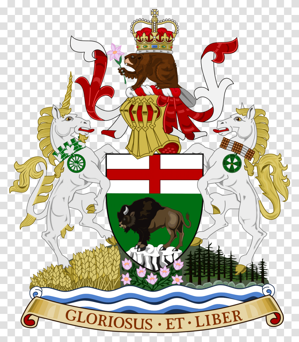 Manitoba Coat Of Arms, Tree, Crowd, Poster, Mansion Transparent Png