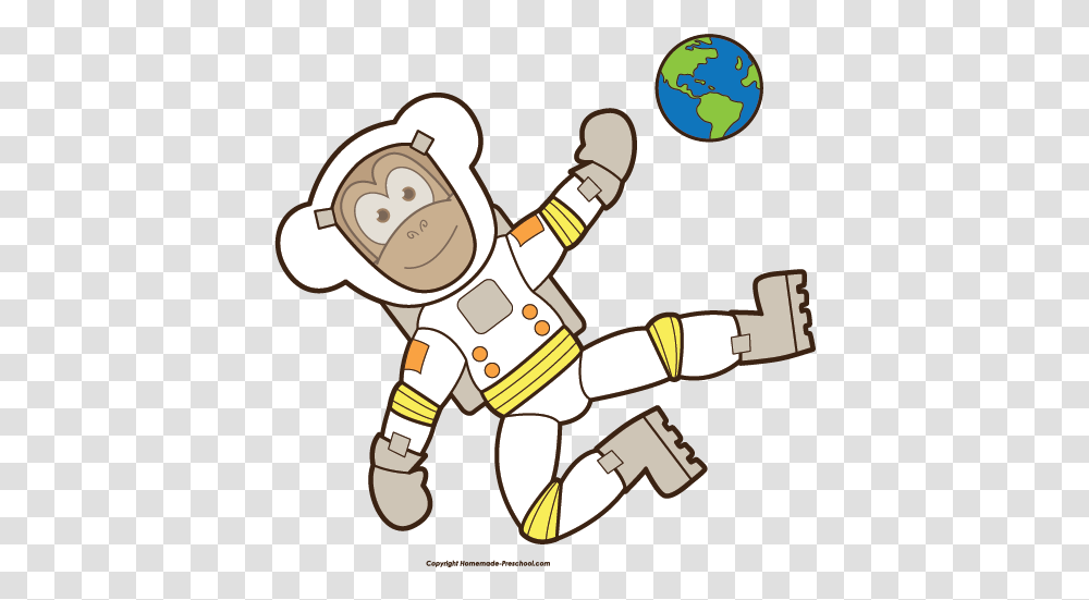 Mankey Clip Art, Astronaut Transparent Png