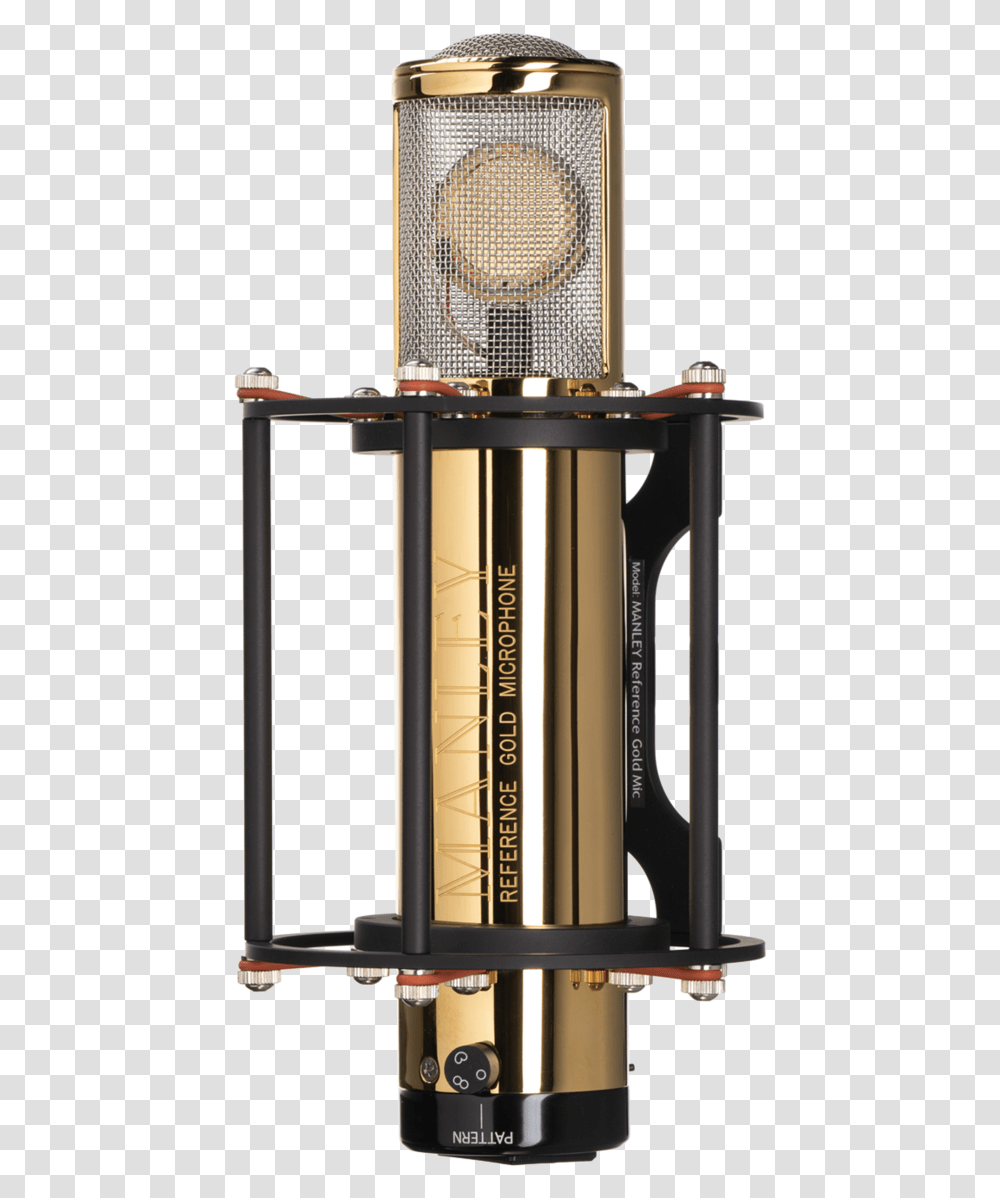 Manley Reference Gold Tube Microphone - Laboratories Manley Gold Reference Microphone, Lamp, Electrical Device, Machine Transparent Png