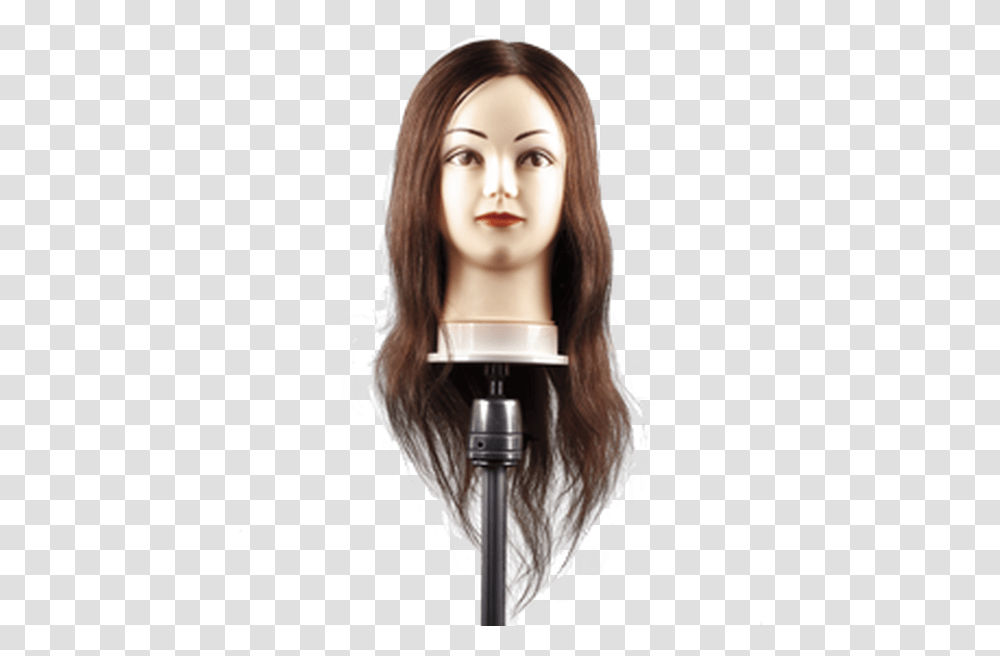 Mannequin Head With 100 Human Hair Mannequin, Person Transparent Png