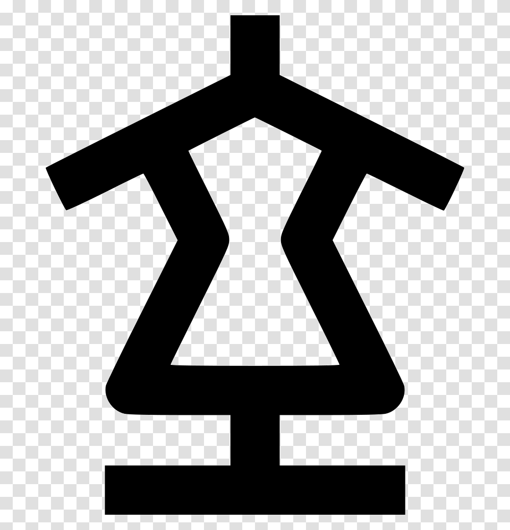Mannequin Sign, Cross, Emblem, Logo Transparent Png