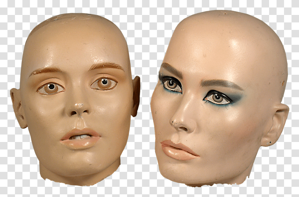 Mannequin Woman Face, Head, Person, Human, Figurine Transparent Png