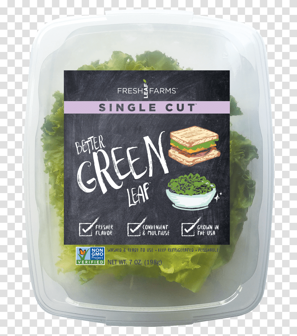 Manns Single Cut Salad, Plant, Vegetable, Food, Burger Transparent Png