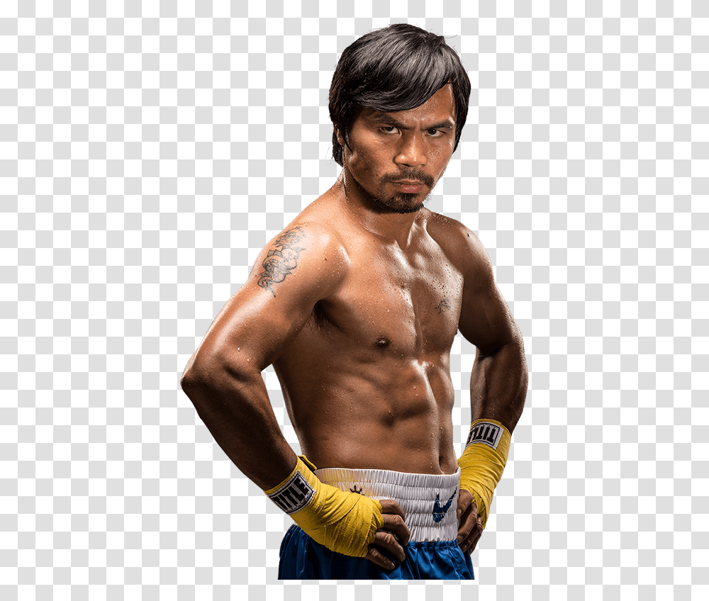 Manny Pacquiao No Background, Person, Human, Tattoo, Skin Transparent Png