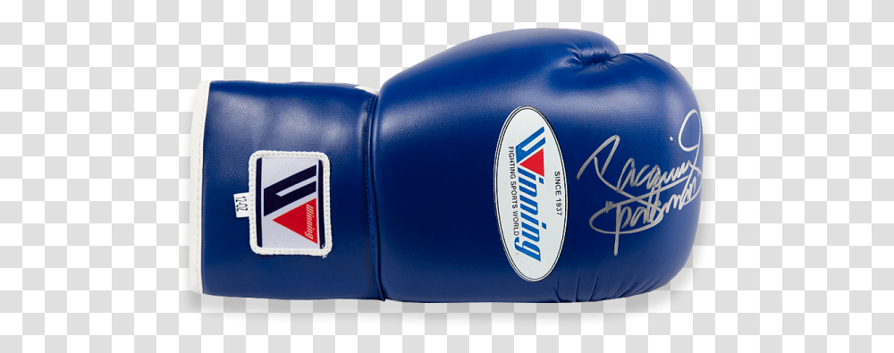 Manny Pacquiao Signed Blue Winning Boxing Glove Manny Pacquiao Boxing Gloves, Clothing, Apparel, Baseball Cap, Hat Transparent Png