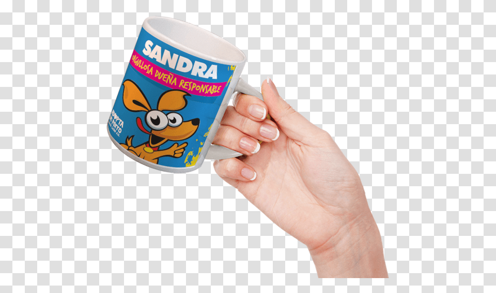 Mano Con Taza, Person, Human, Hand, Cup Transparent Png
