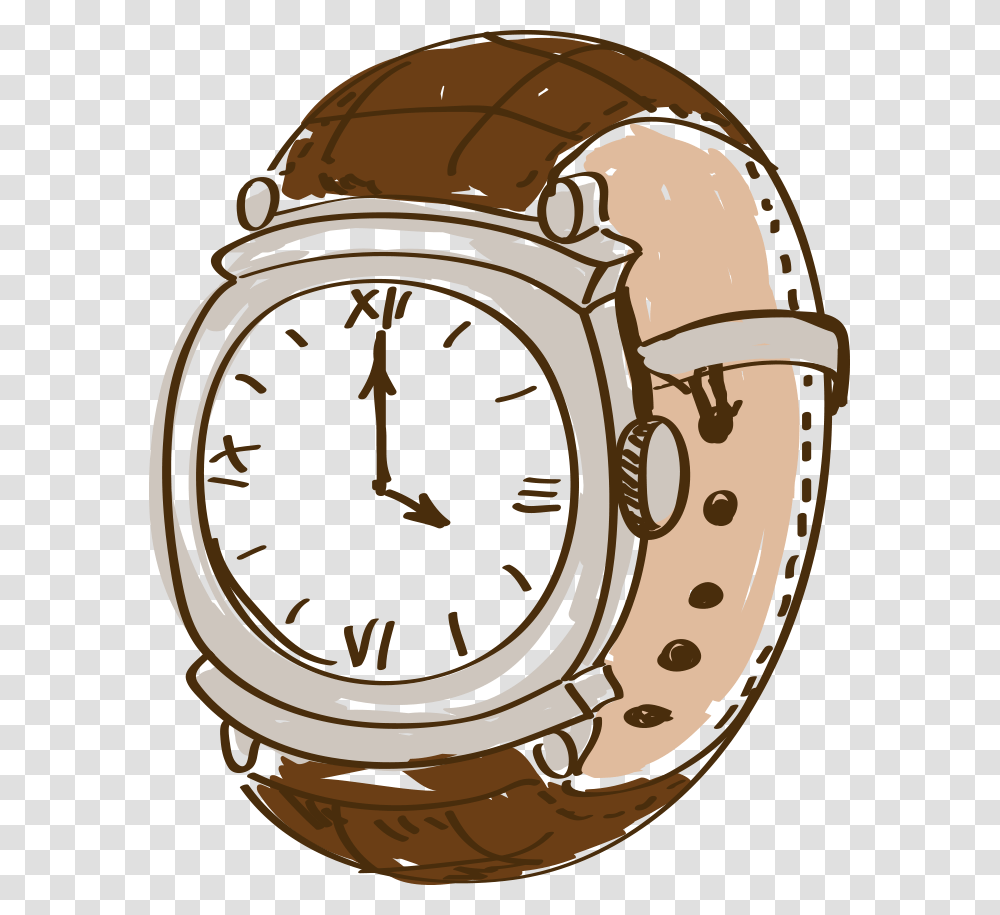 Mano Watch Cartoon, Wristwatch, Helmet, Apparel Transparent Png