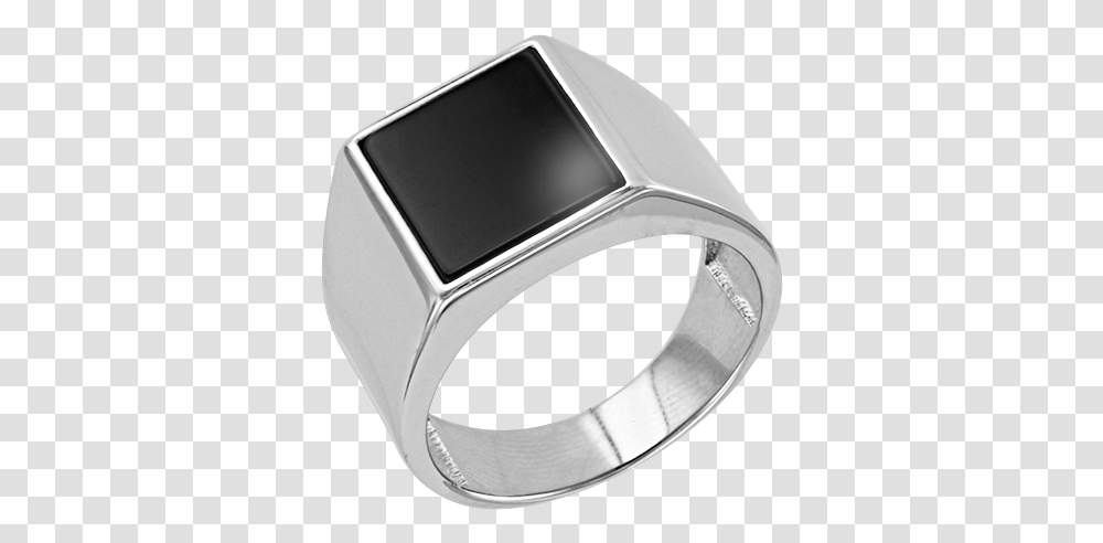 Mans Silver Seal Ring With Onyx Pre Engagement Ring, Accessories, Accessory, Mouse, Hardware Transparent Png