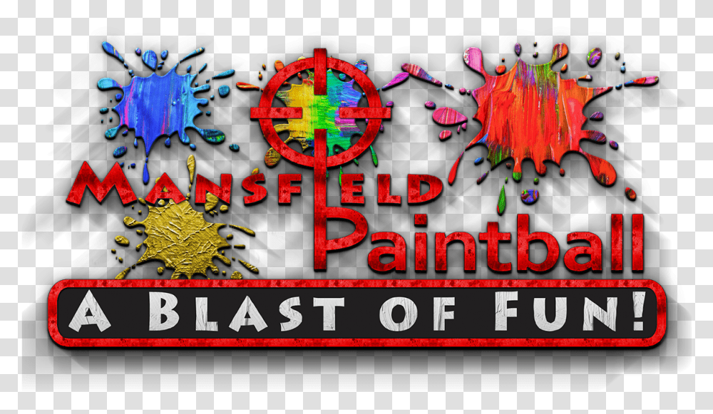 Mansfield Paintball Paintball, Text, Light, Alphabet, Art Transparent Png