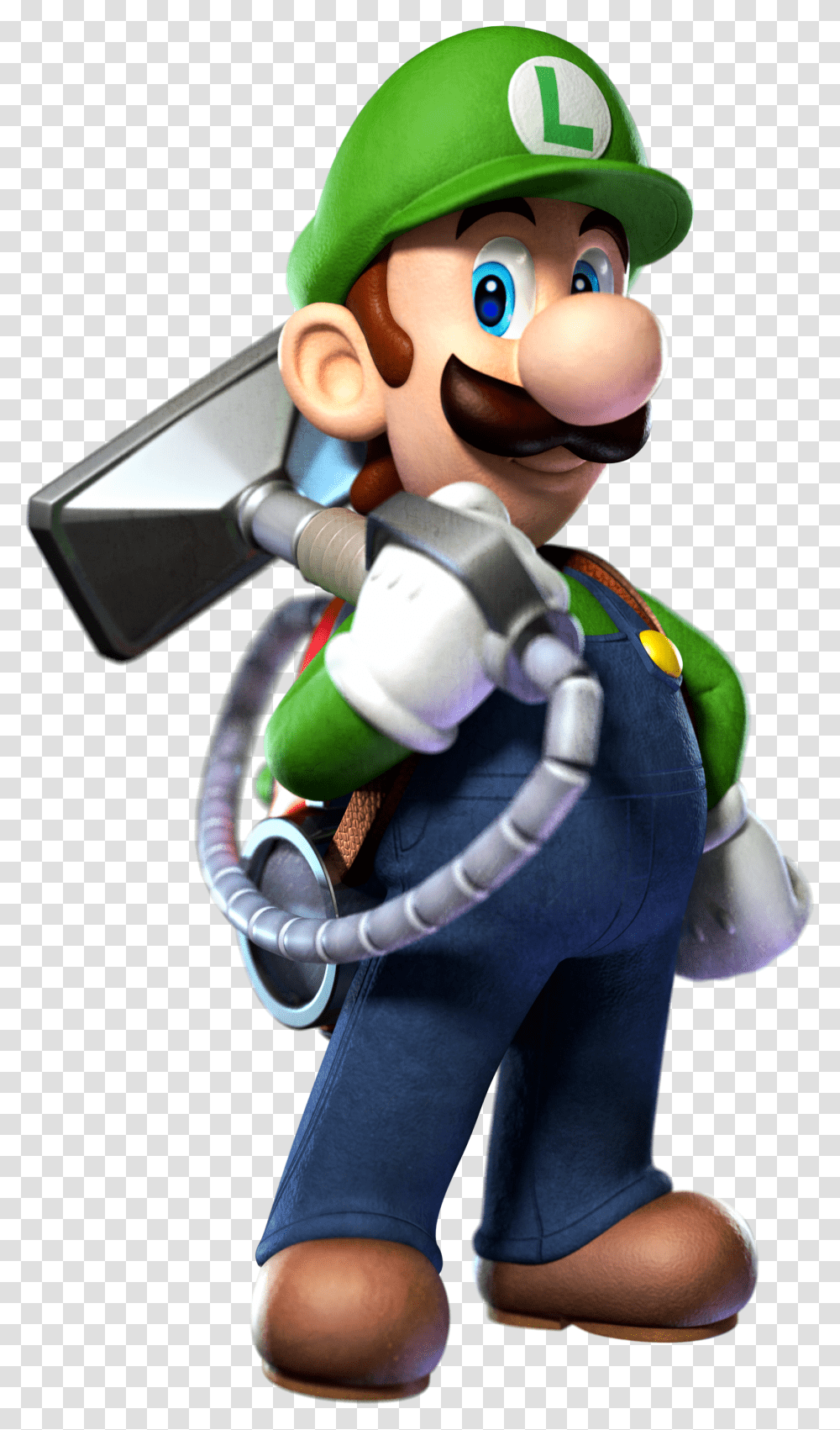 Mansion Luigi, Figurine, Person, Human, Super Mario Transparent Png