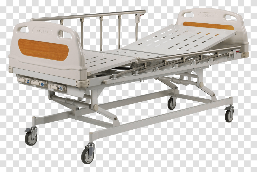 Manual Adjustable Hospital Bed, Furniture, Cradle, Construction Crane, Spoke Transparent Png