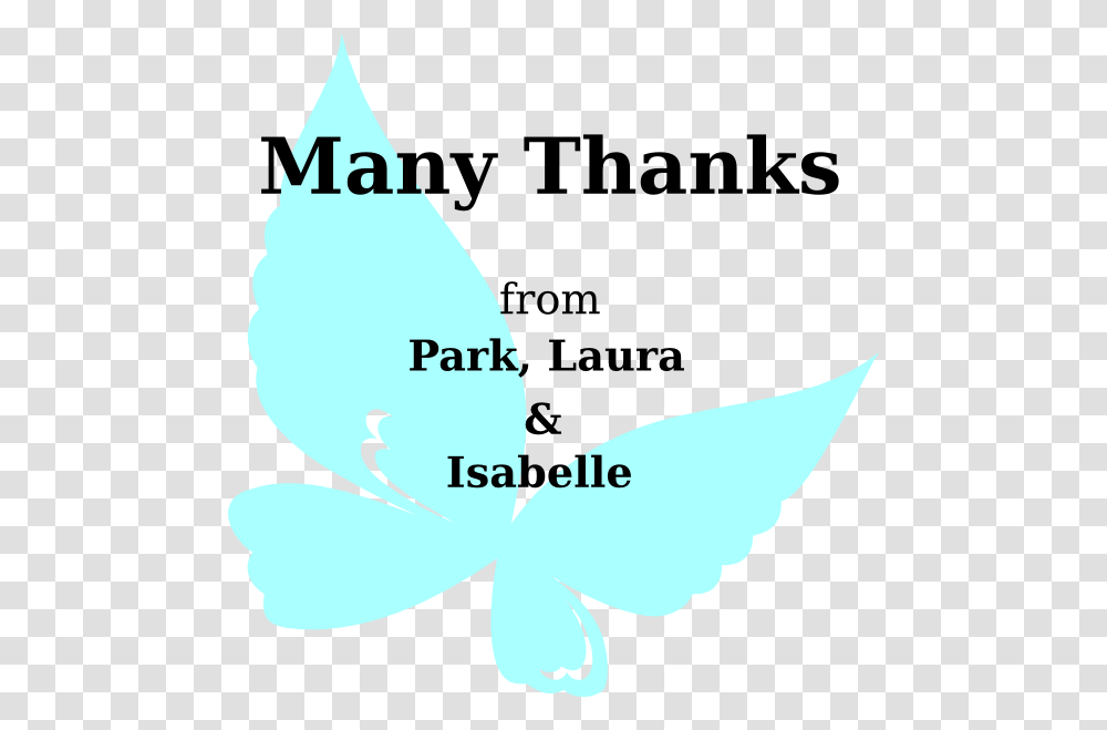 Many Thanks Butterfly Clip Arts Download, Plot, Label Transparent Png
