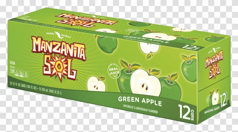 Manz Sol Grn Apple Manzanita Sol Green Apple, Paper, Box, Plant Transparent Png