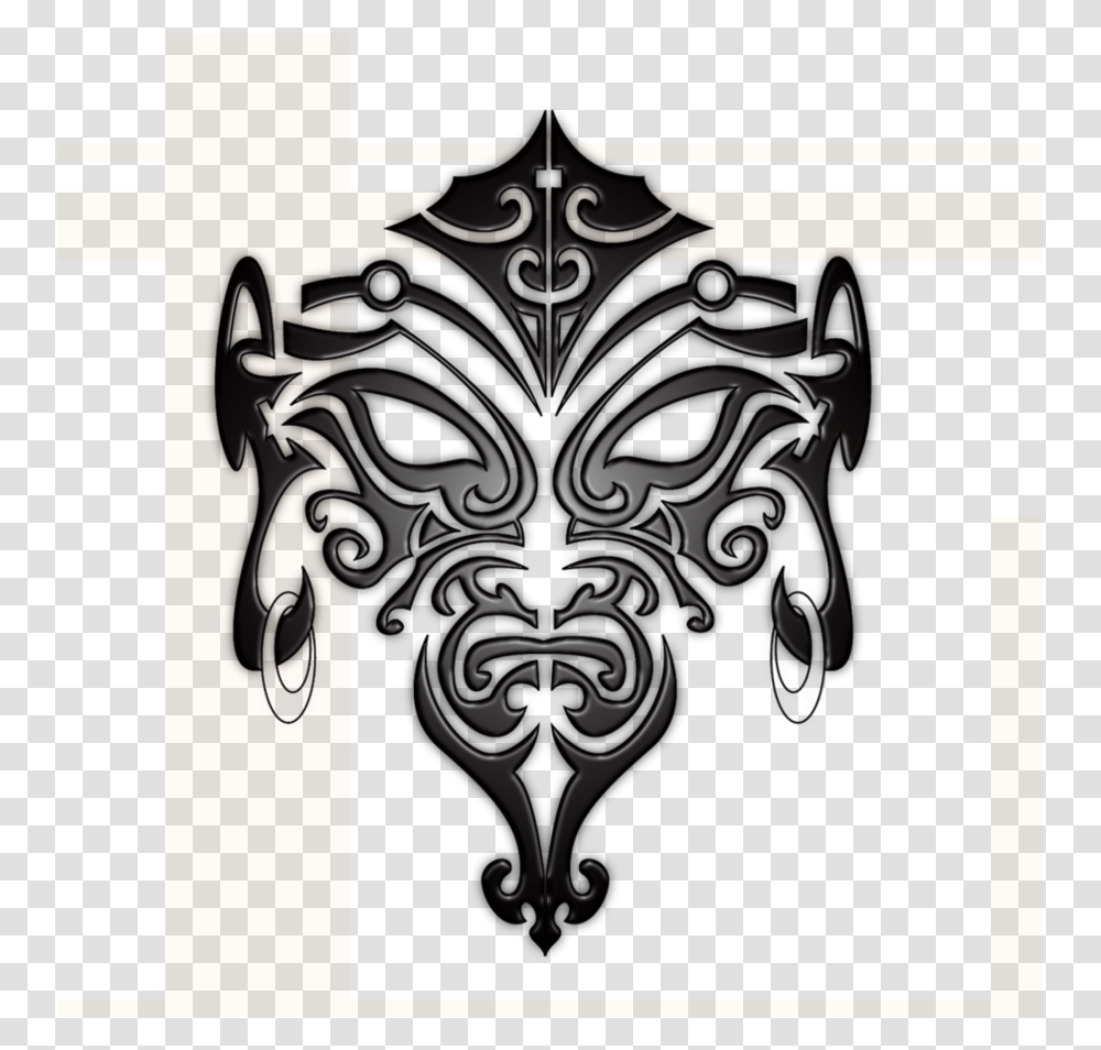Maori Face Tattoo Designs, Architecture, Building, Emblem Transparent Png