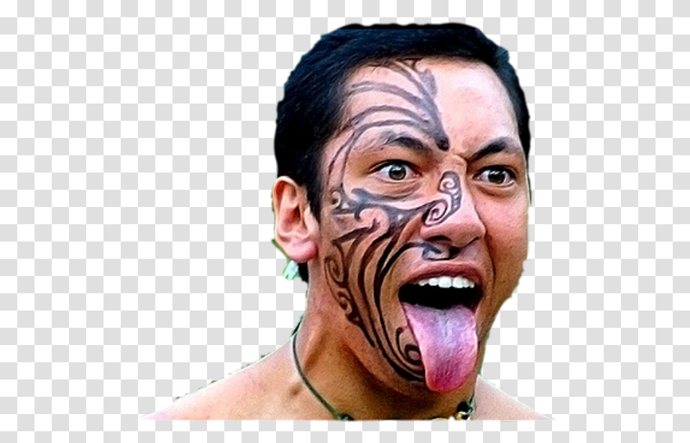 Maori Faces Warrior, Person, Human, Head, Tattoo Transparent Png