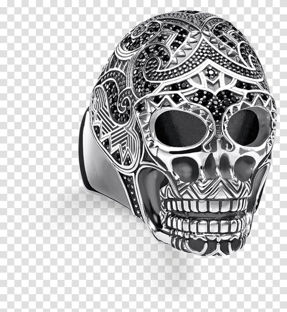 Maori Skull, Helmet, Apparel, Drawing Transparent Png