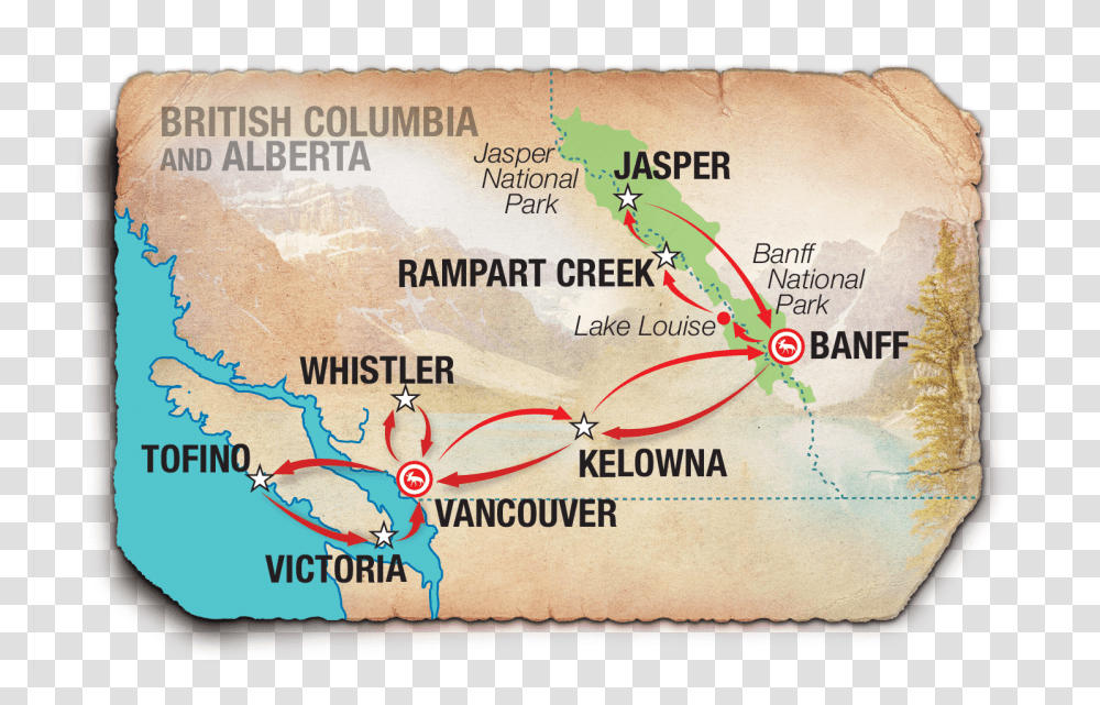 Map 2019 Widget Best Of West Canada Road Trip, Diagram, Plot, Atlas Transparent Png