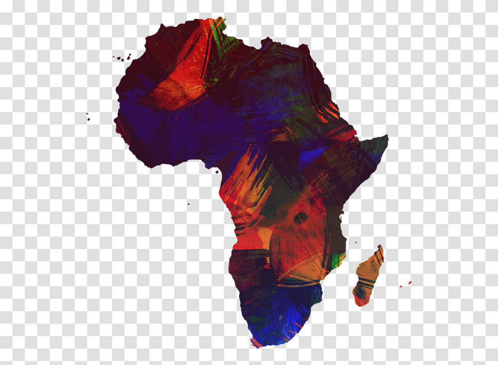 Map Africa Map, Modern Art, Pattern Transparent Png