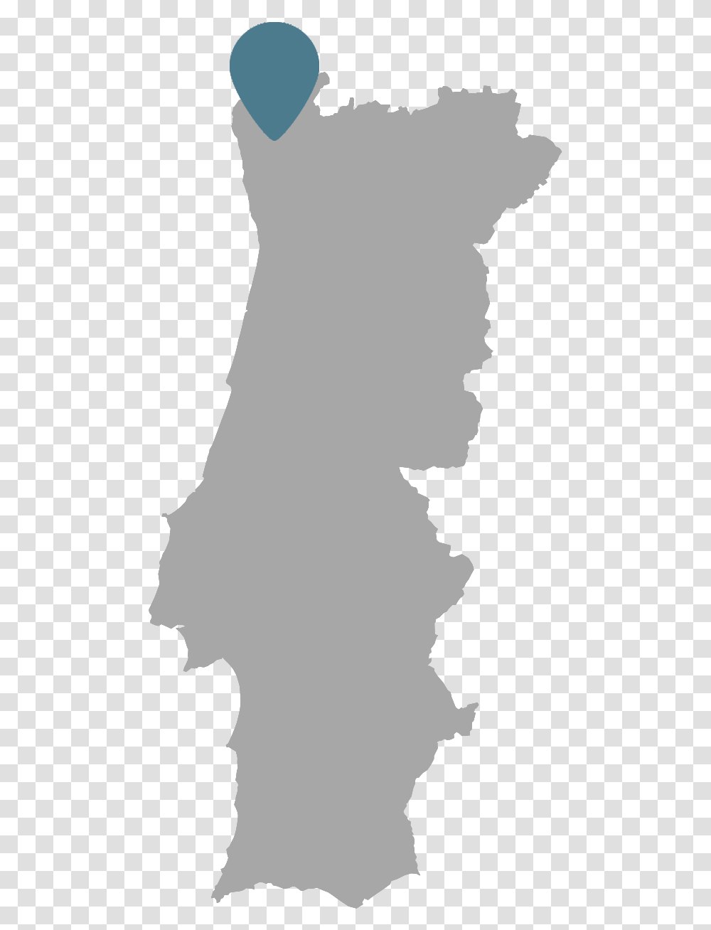 Map And Flag Of Portugal Download Portugal Country Shape Flag, Silhouette, Person, Human, Face Transparent Png