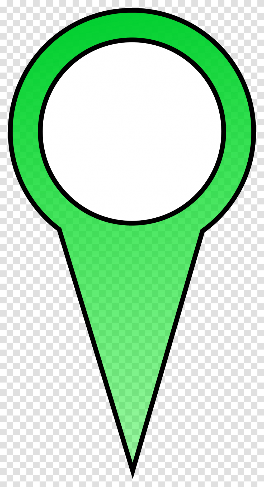Map Big Image Green Map Pin, Light, Hand, Cone Transparent Png