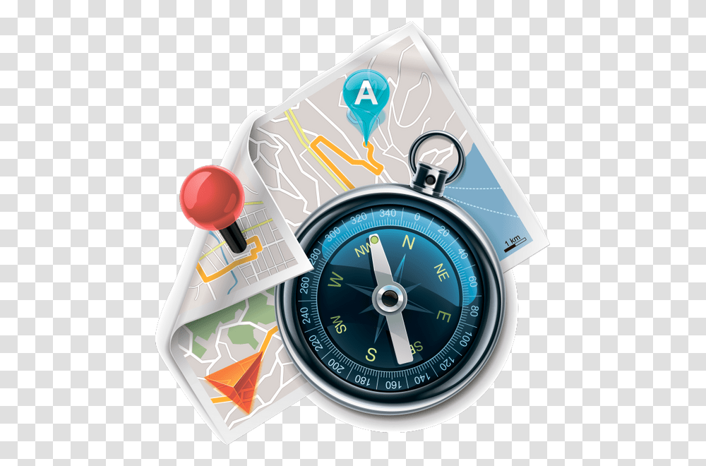 Map Compass Background Compass Hd, Wristwatch, Clock Tower, Architecture, Building Transparent Png
