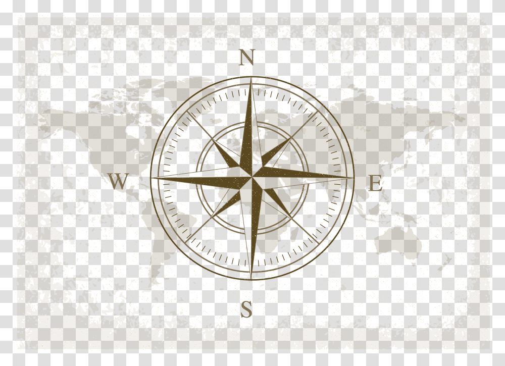 Map Compass Old Compass Icon, Machine, Wheel, Spoke Transparent Png