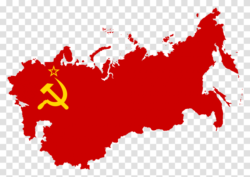 Map Flag Of The Soviet Union, Plot Transparent Png