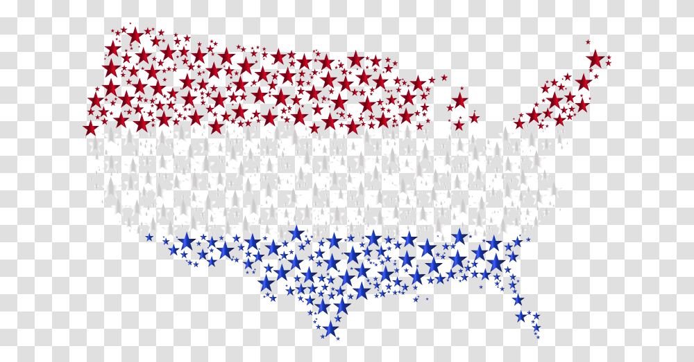Map Flag Stars Enhanced 2 No Background Usa Background Clipart, Paper, Rug, Confetti, Crowd Transparent Png