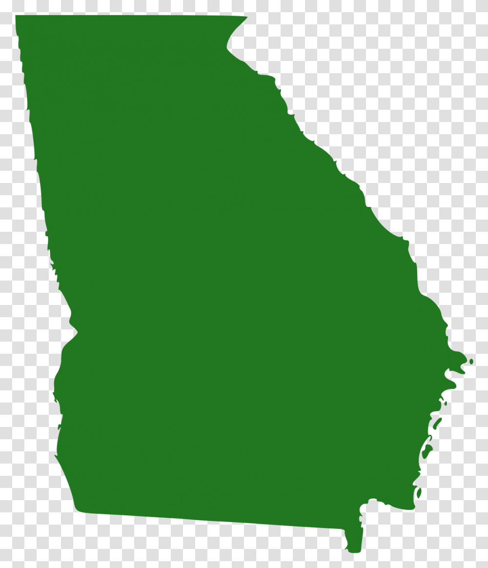 Map Georgia United States America Usa Us State Of Georgia, Plant, Person, Green, Plot Transparent Png