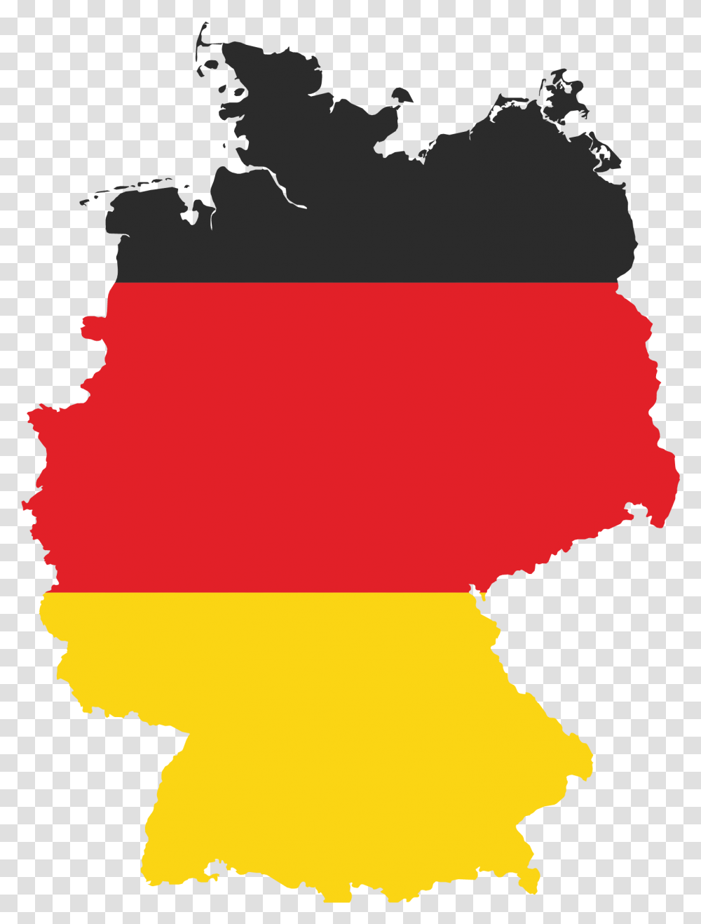 Map German Of Flag States Berlin Germany Clipart Germany With German Flag, Poster, Tree Transparent Png