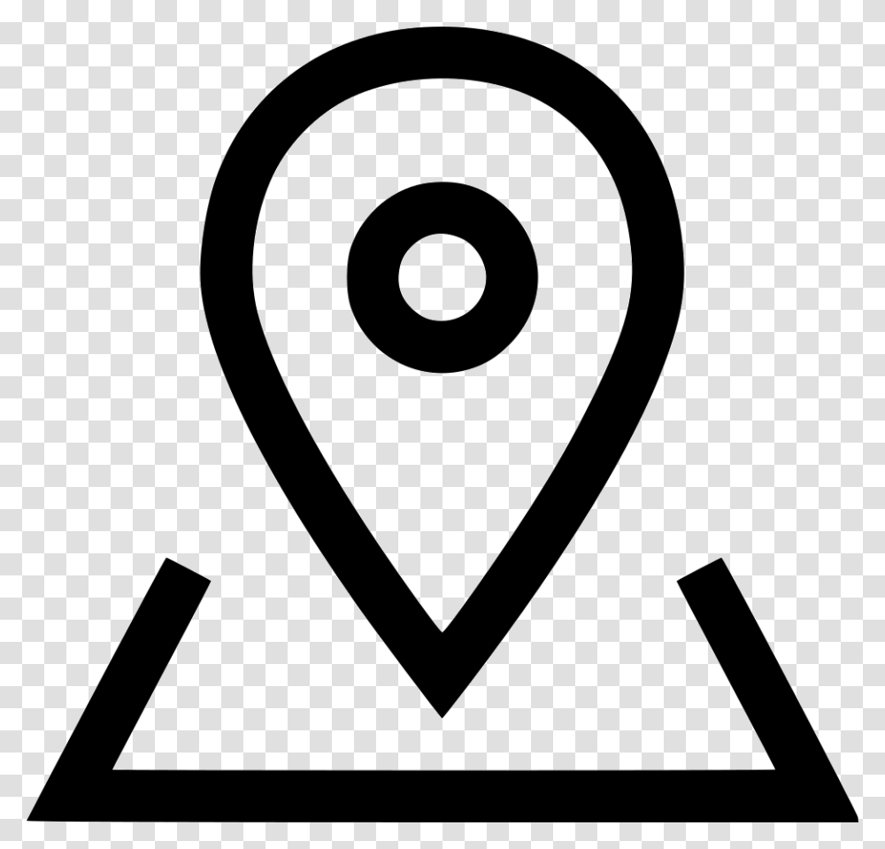Map Gps Pin Outdoor Outside, Label, Sticker, Triangle Transparent Png