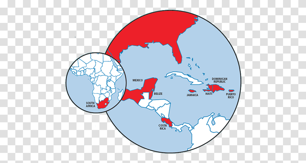 Map Haiti And Costa Rica Map, Outer Space, Astronomy, Universe, Planet Transparent Png